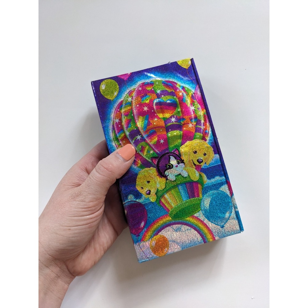 Vintage Lisa Frank Balloon Buddies Address Book Planner Stickers Casey‎ Dogs Cat - Picture 14 of 14